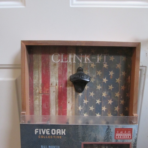 new Five Oak Collective  WALL MOUNTED Bottle Opener & Drinking Game - Picture 5 of 15